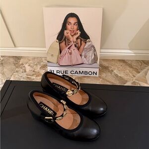 Authentic Chanel Black Women's Shoes